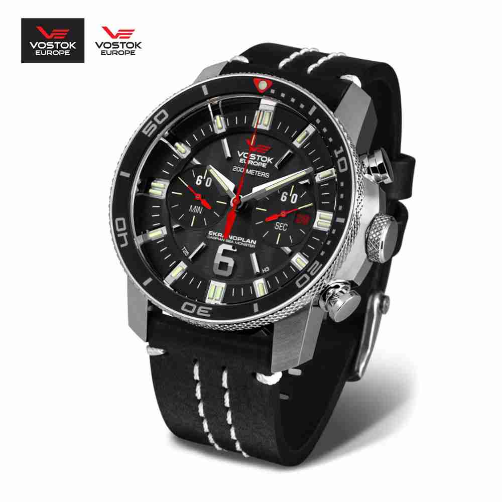 Watch Vostok Europe - Ekranoplan - Stainless Chrono - 6S21-546A508